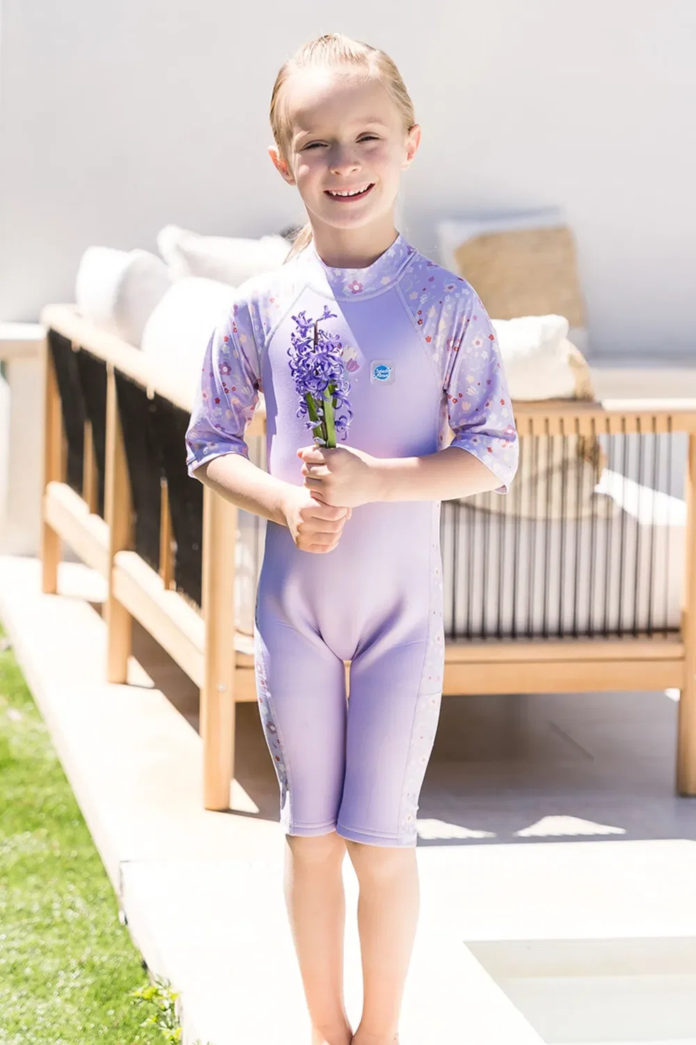 Детский костюм для купания UV Sun & Sea Suit Splash About, Lilac — фото 2