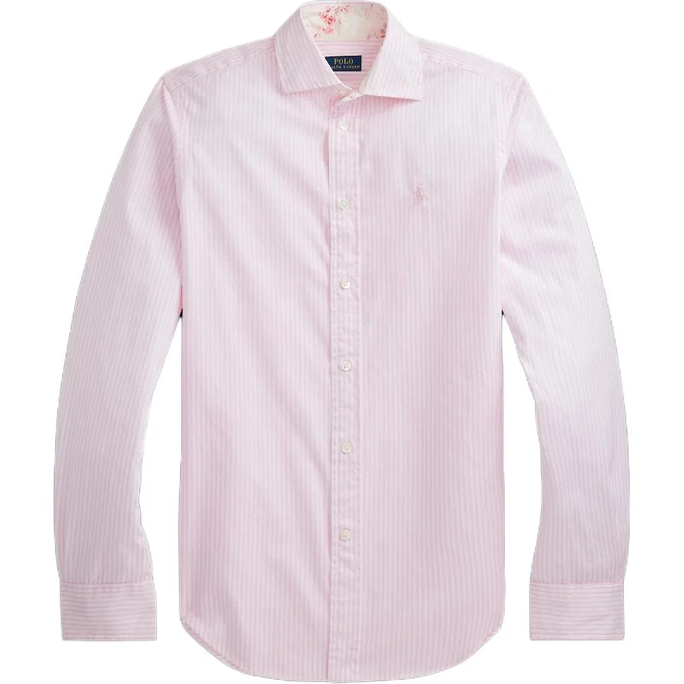 Женская рубашка-поло с длинным рукавом Polo Ralph Lauren, Pink