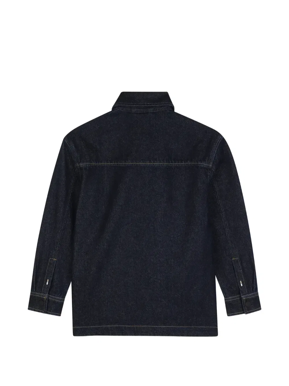 Джинсовая рубашка с длинными рукавами Boss Kidswear, синий — фото 2