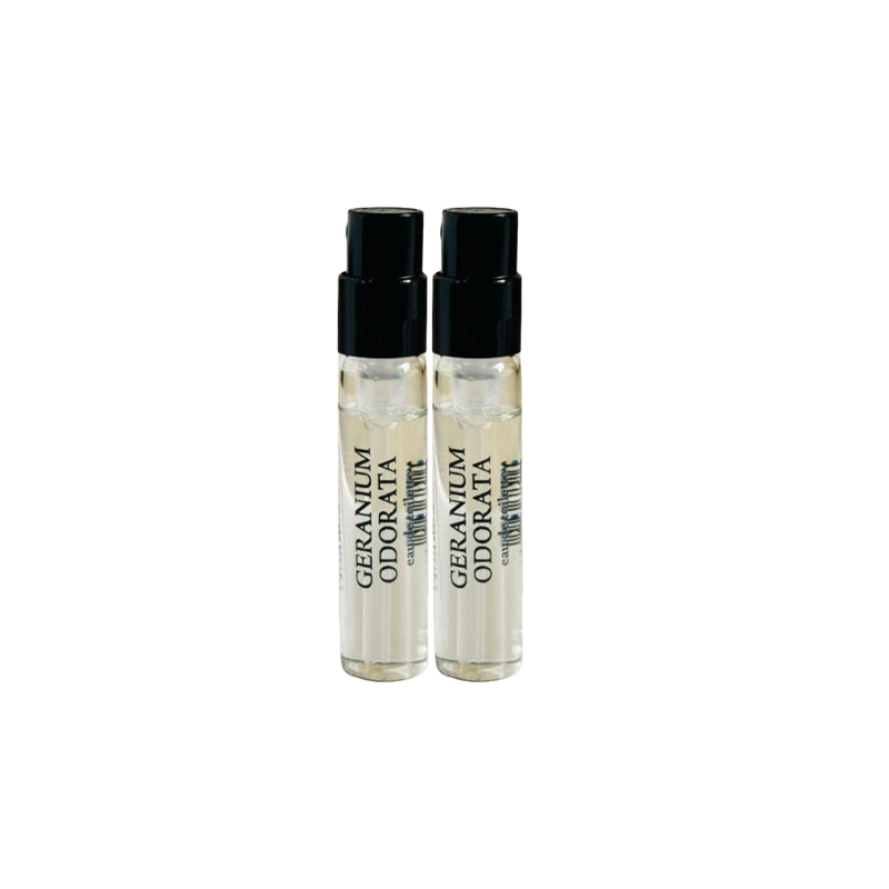Набор пробников туалетной воды geranium perfume в ароматах geranium cardamom 2мл/2мл*2/2мл*3/2мл*5/2мл*8 Diptyque — фото 2