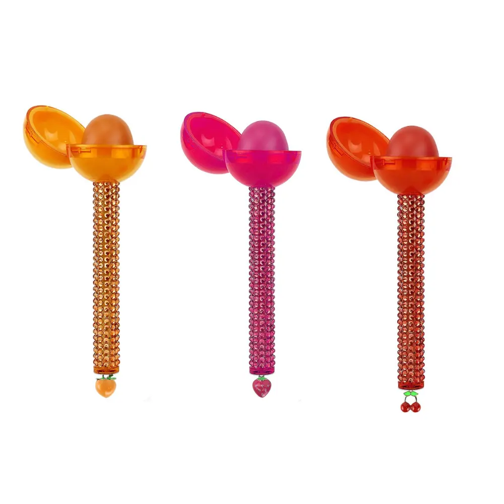 

Glossy Pops Mix Fruit набор: бальзам для губ и блеск для губ, 3 шт./1 упаковка.