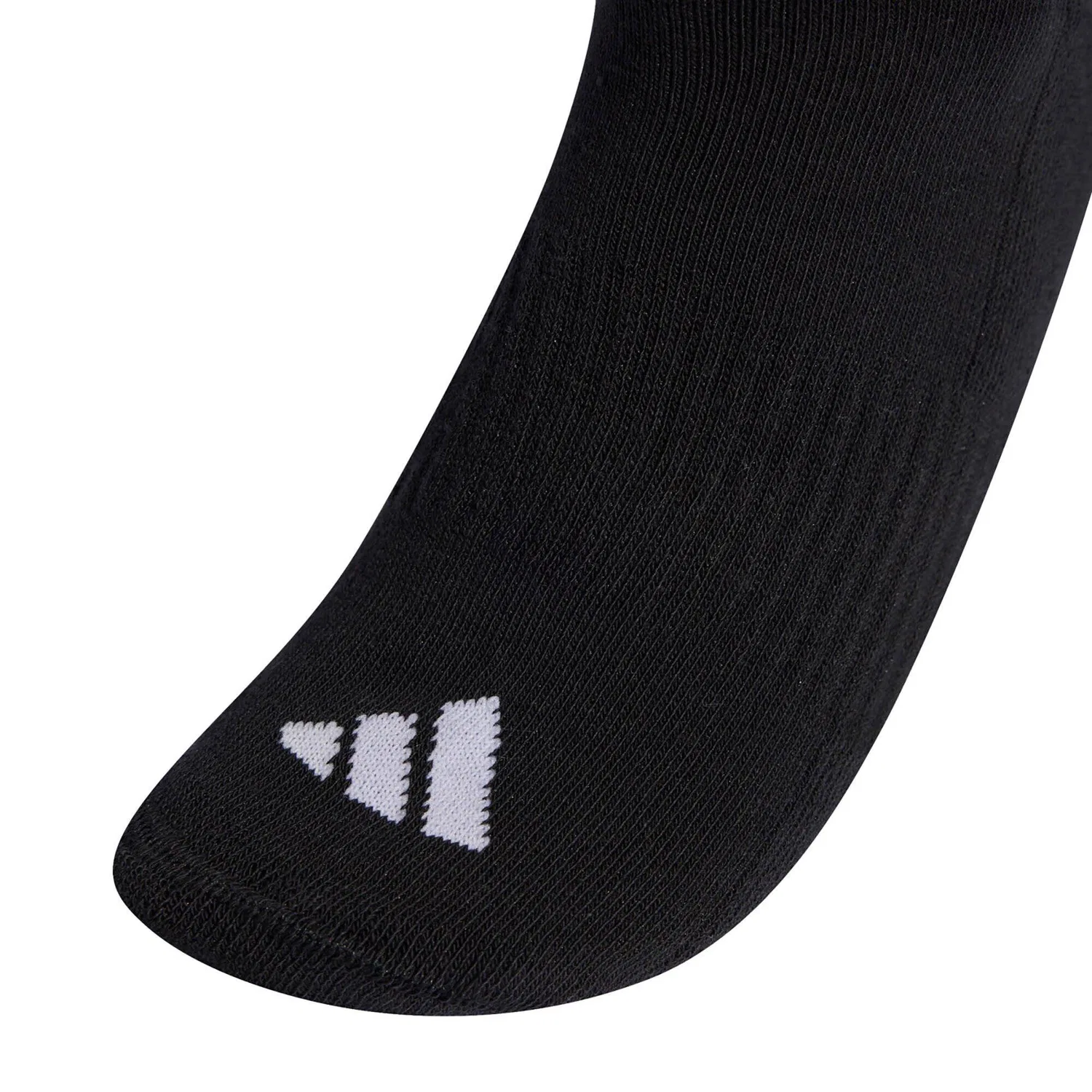 Унисекс носки спортивные с защитой ахилла 3-Stripes Cushioned Sportswear Crew Socks 9P Adidas, Schwarz — фото 3