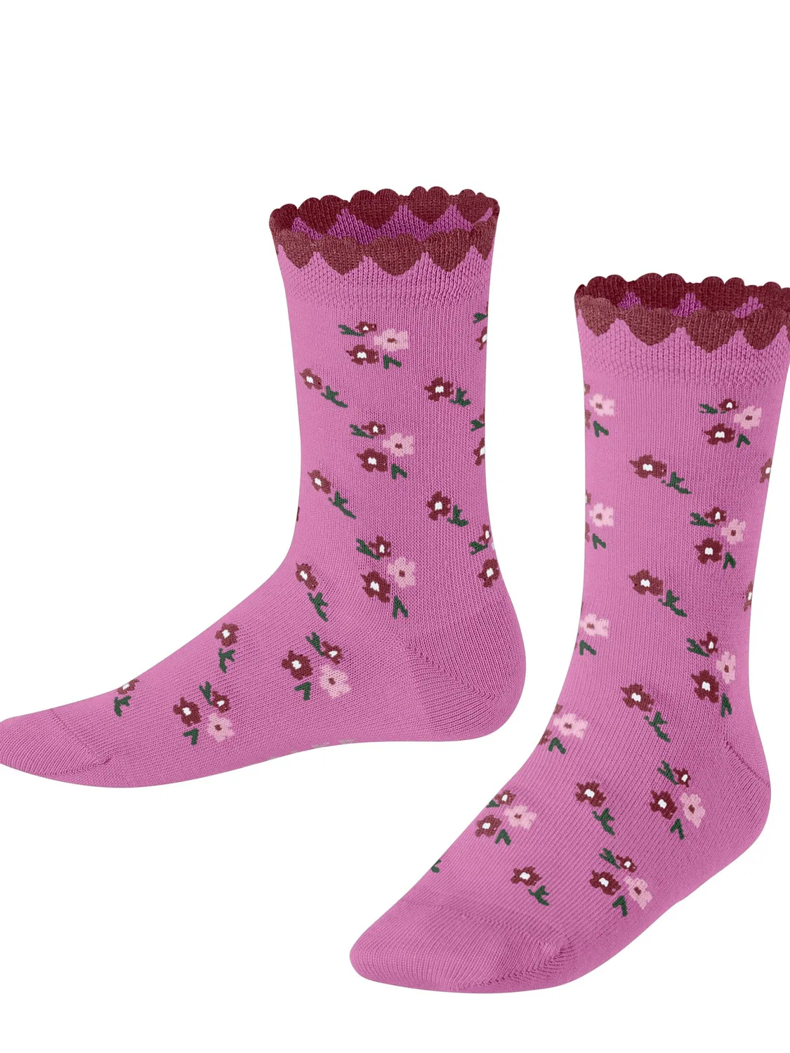 Носки Falke Ditsy Flowers цвета розы