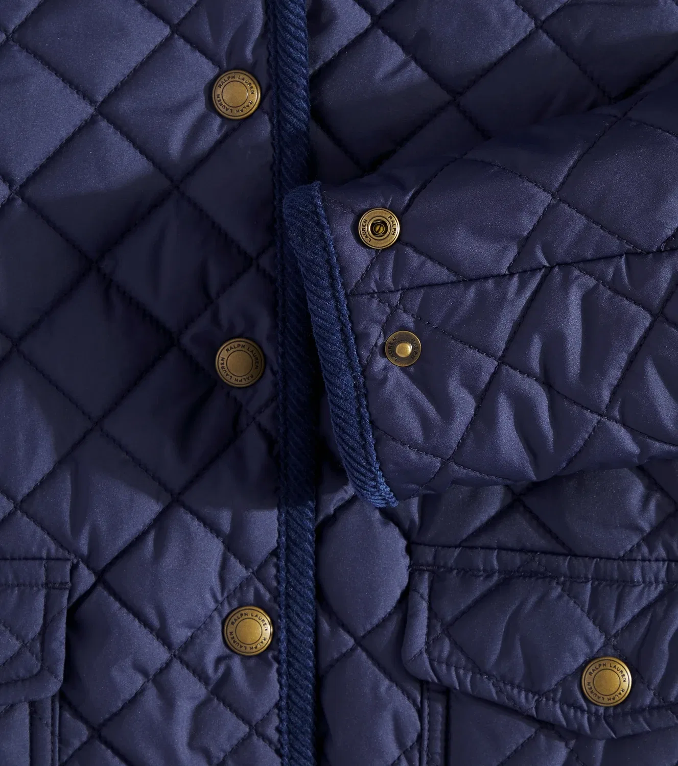 Легкая куртка стеганая Polo Ralph Lauren Kids, синий — фото 3
