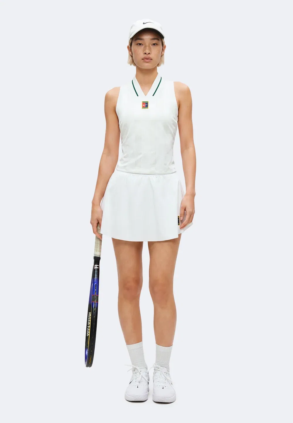 Майка Nikecourt Slam Tank - топ Nike Performance, White — фото 2
