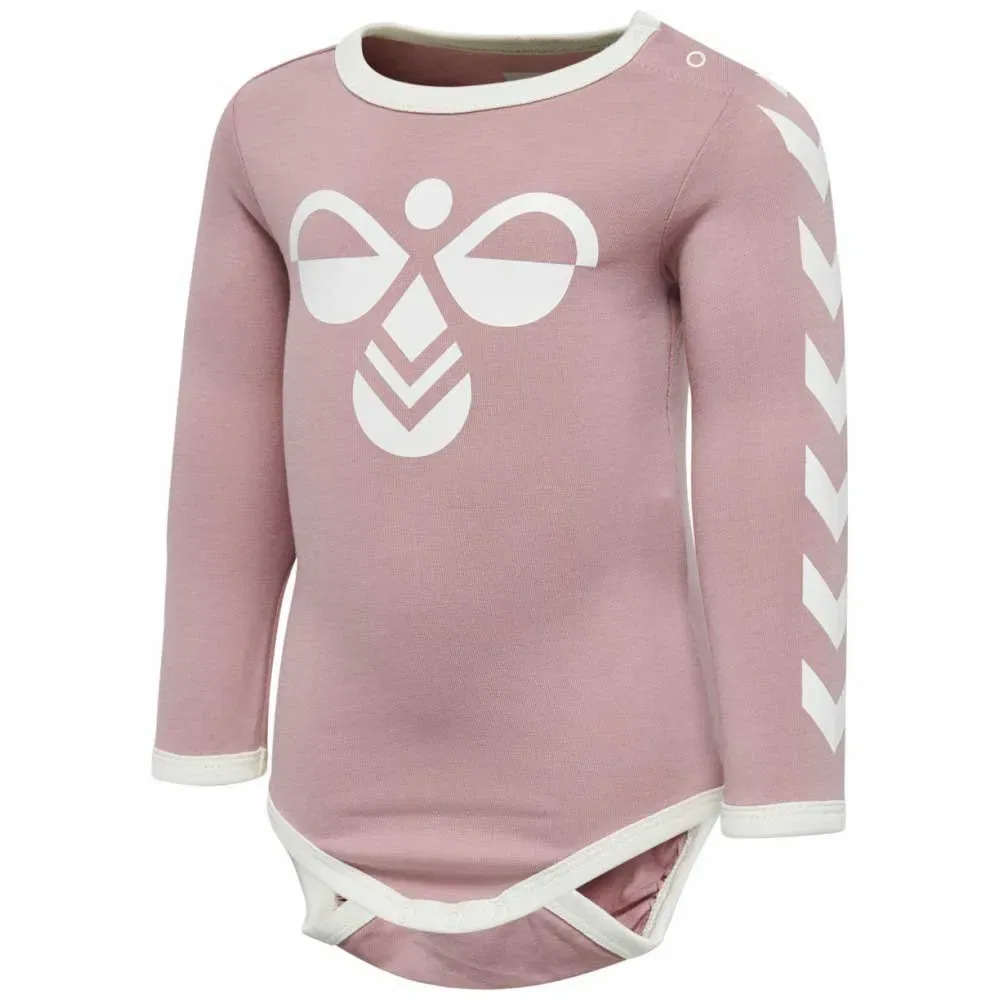Боди с длинным рукавом Flipperstocking Hummel, розовый — фото 3