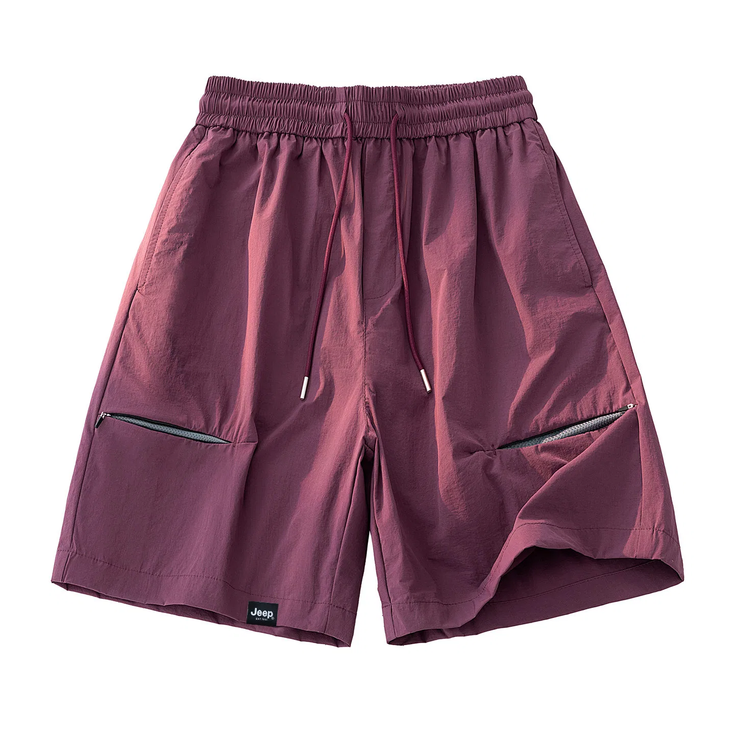Детские шорты с принтом Jeep Casual Shorts Unisex Thin Straight Fit Pants, пурпурный