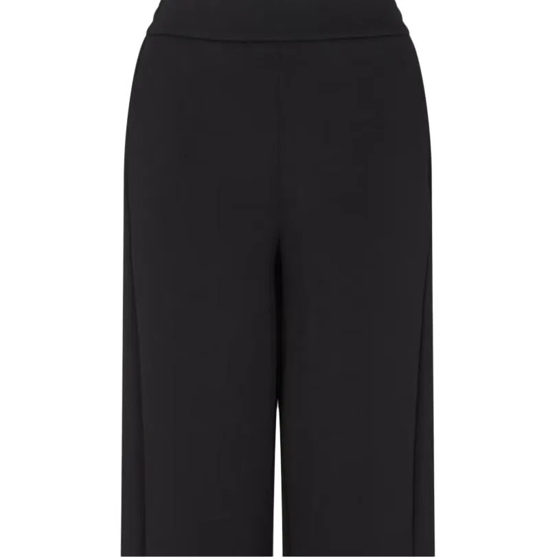Брюки повседневные с контрастной строчкой Emporio Armani, Black — фото 2