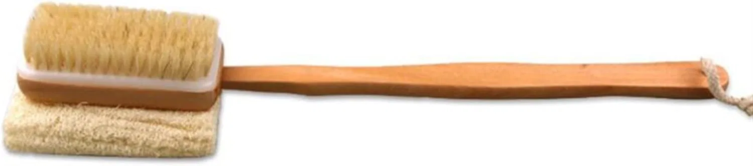 Щетка для душа с длинной ручкой, ETUELNOPT, 42x11x6.5 см, One Color