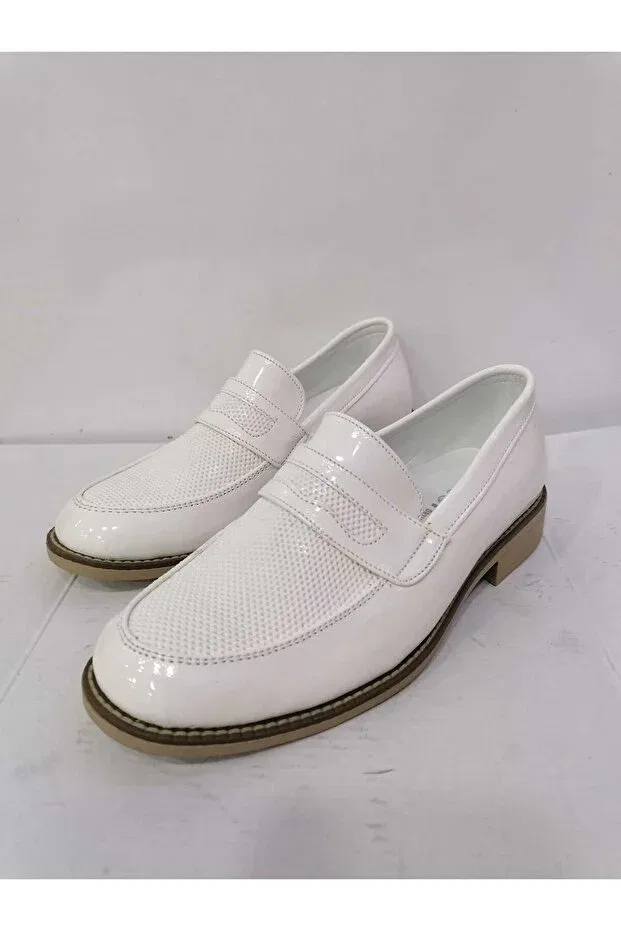Детские туфли для мальчиков ортопедические Özgür Kids, White