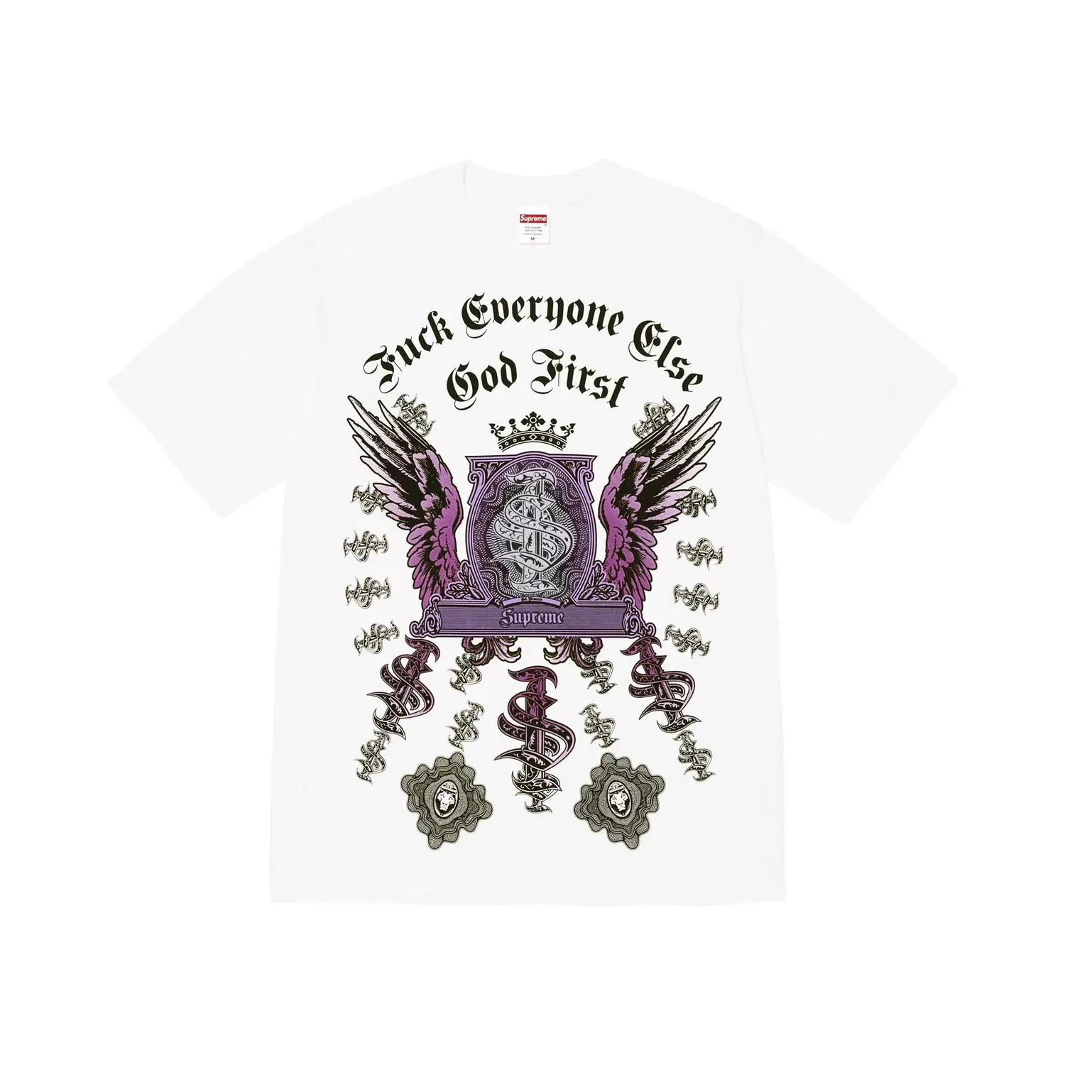 Футболка Supreme Money Tee, White