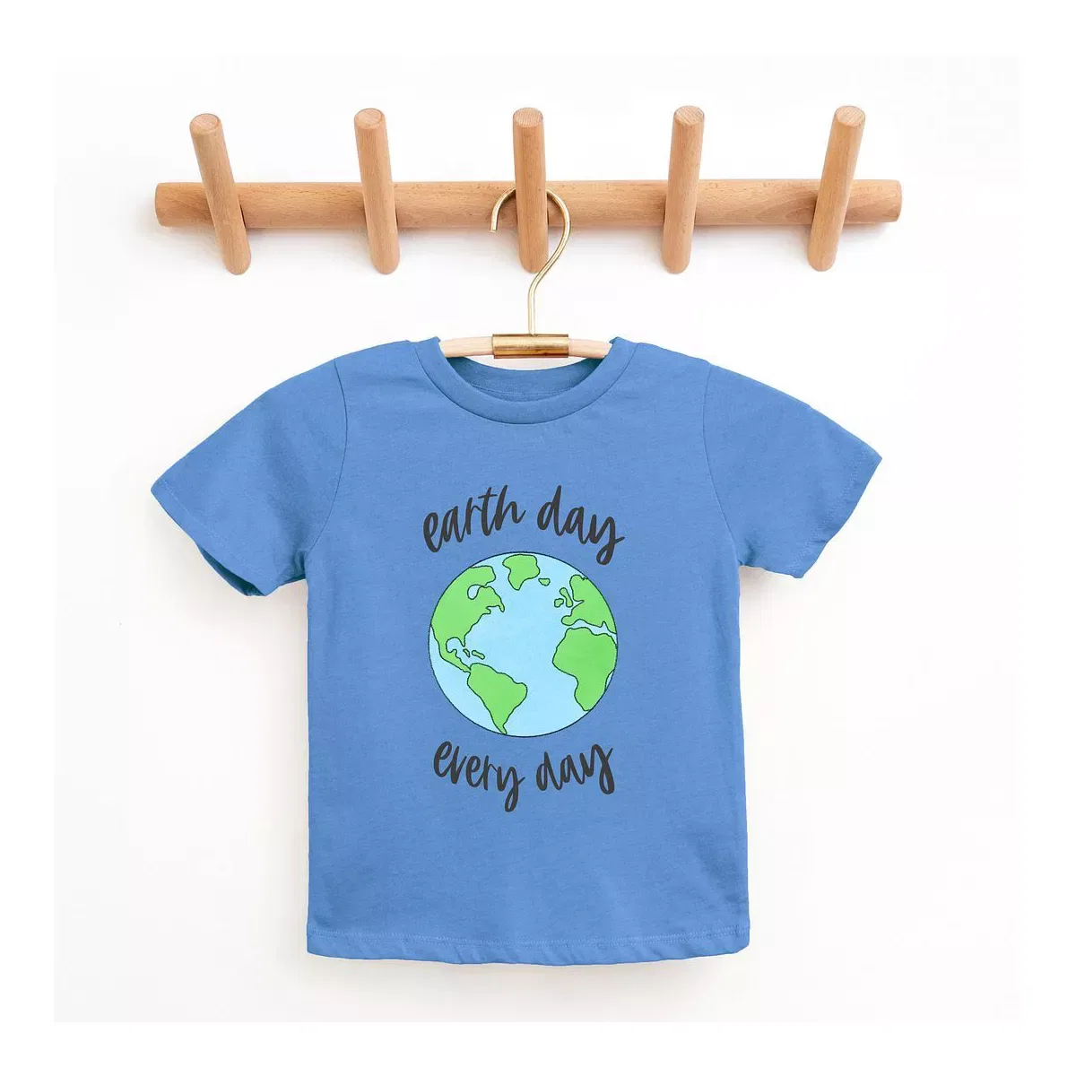 Детская футболка с принтом Earth Day Every Day The Juniper Shop, White