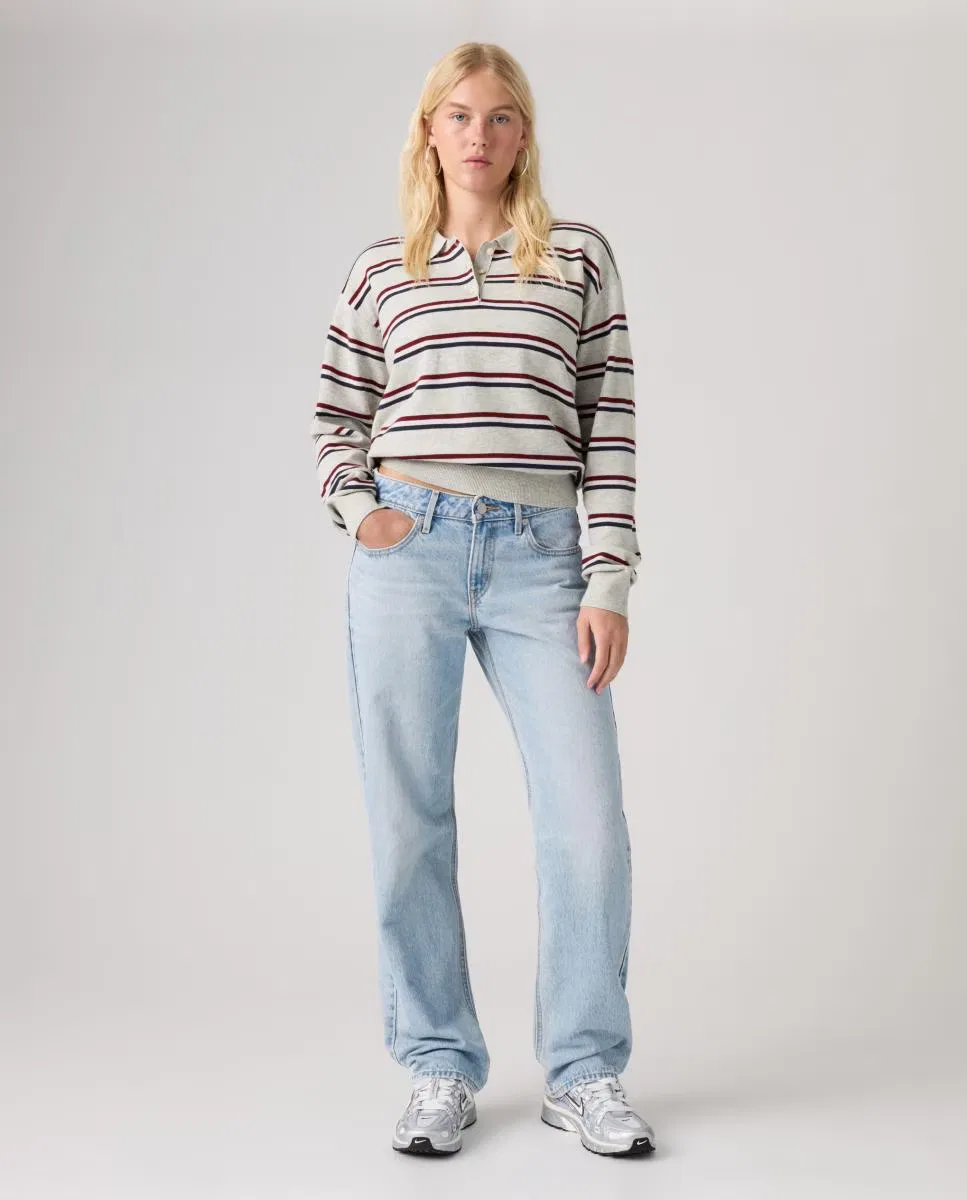Женское прямые джинсы с низкой посадкой, Vaquero Slim Low Straight, Levi's, голубой — фото 4