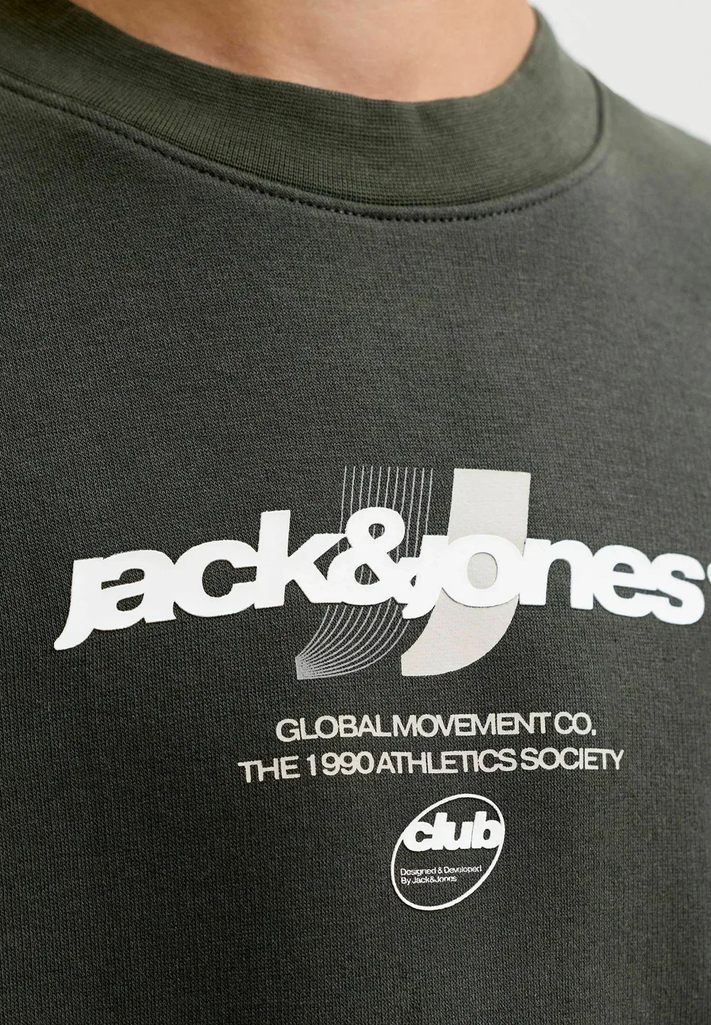 Толстовки с логотипом, толстовки для подростков - толстовка Jack & Jones Junior, Peat — фото 4