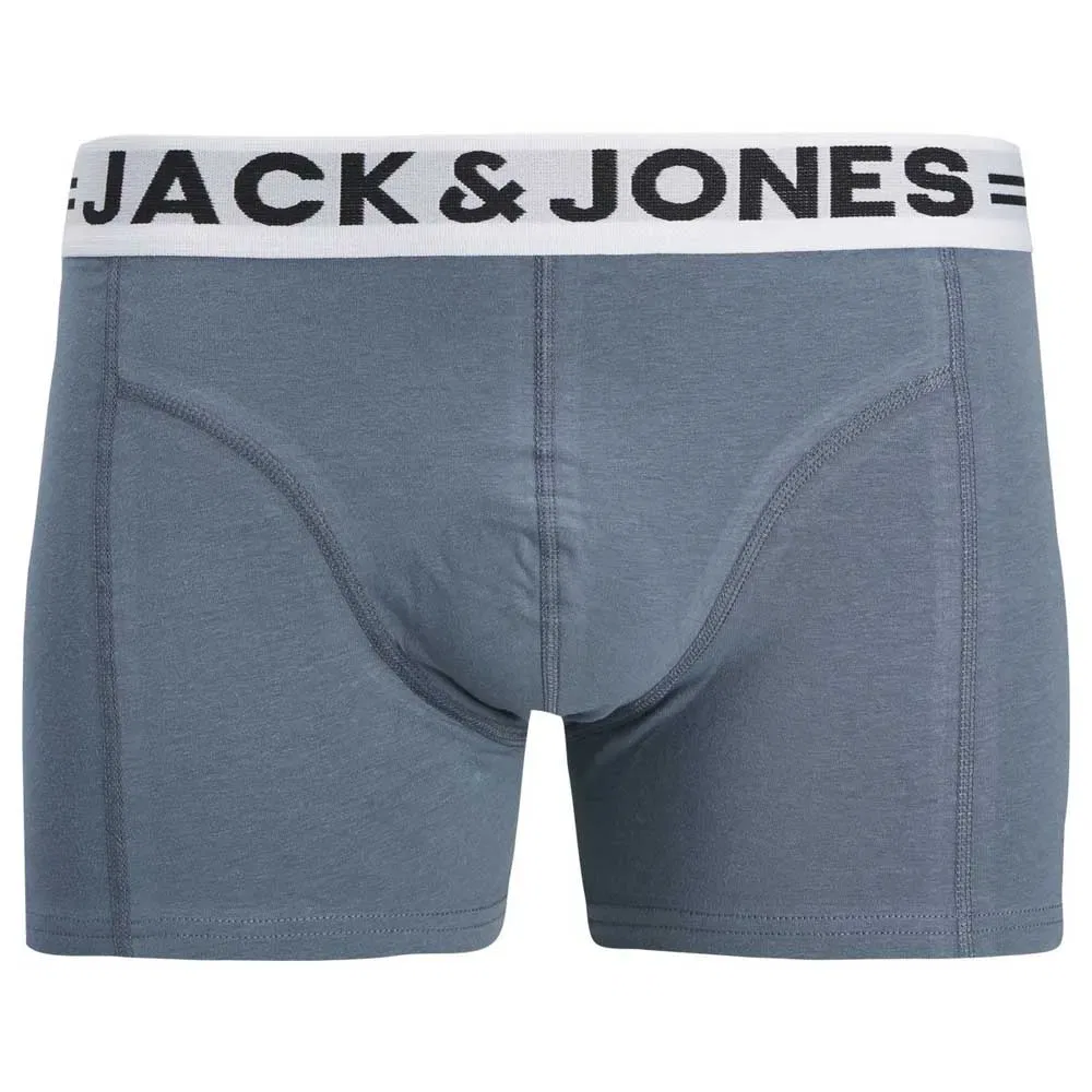Комплект боксеров Sense 3 шт Jack & Jones, синий — фото 4