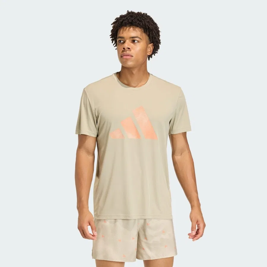Футболка с длинным рукавом Performance KC4274 ADI365 Running Essentials Brand Love adidas, Серый