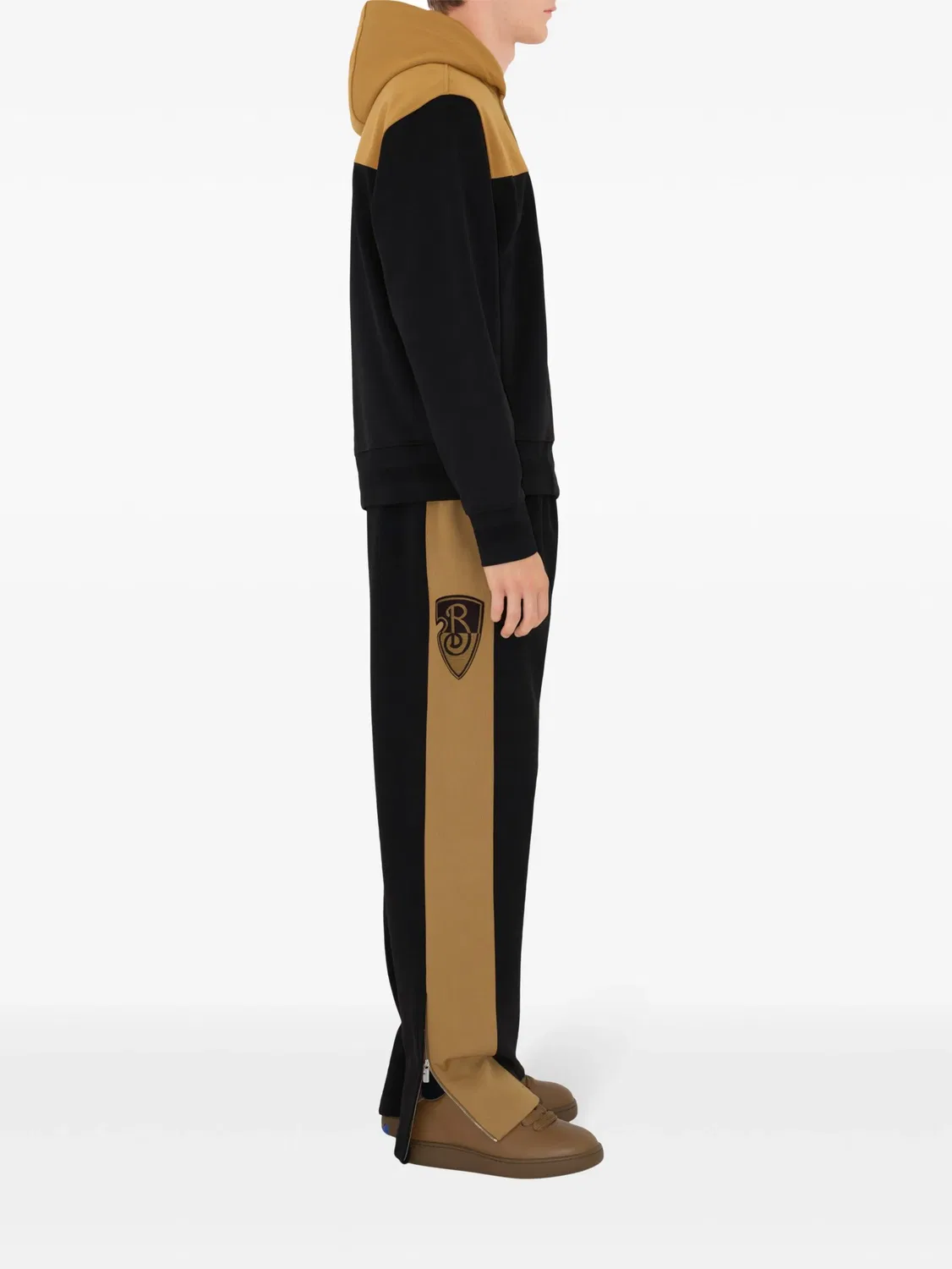 Burberry Трековые брюки B Shield черные — фото 3