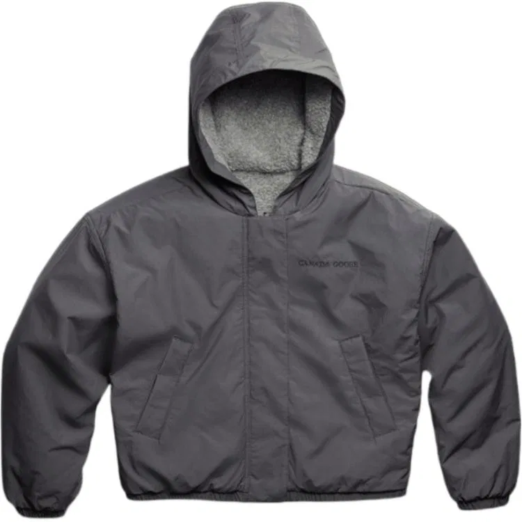 Женское пальто с эффектом вельвета Alberni Canada Goose, Gray — фото 3
