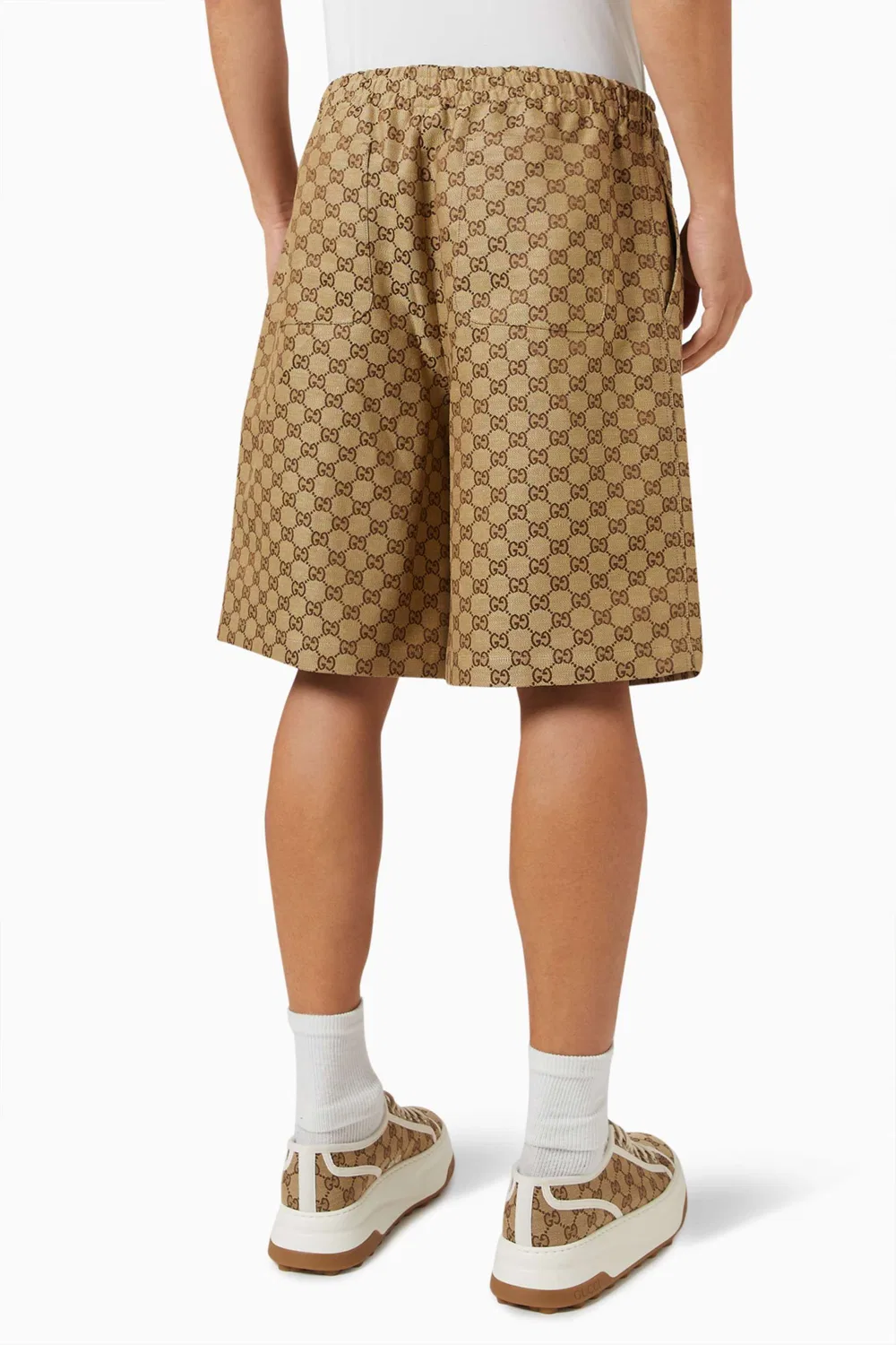 Шорты льняные Gucci — фото 3