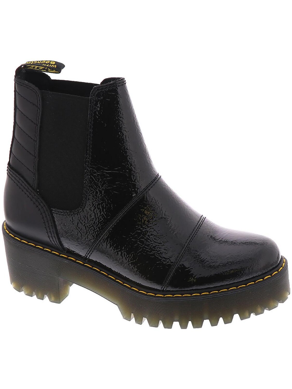 

Женские кожаные ботинки челси Rozalie до щиколотки Dr. Martens, черный