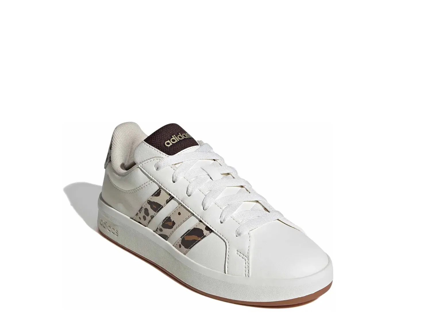 Кроссовки Grand Court 3.0, adidas, белый с принтом