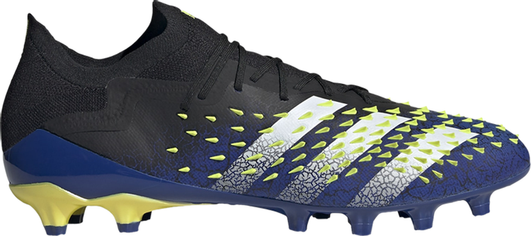 Бутсы Adidas Predator Freak.1 AG 'Demonskin - Black', черный - фото