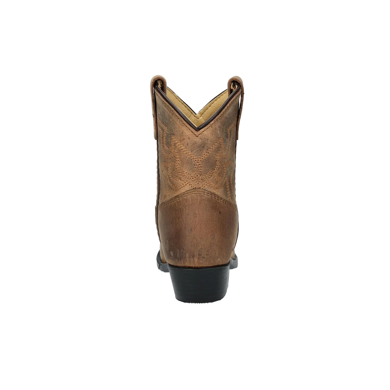 Детские ковбойские сапоги для мальчиков и девочек с кожаным верхом Smoky Mountain Boots, Distressed Brown — фото 3