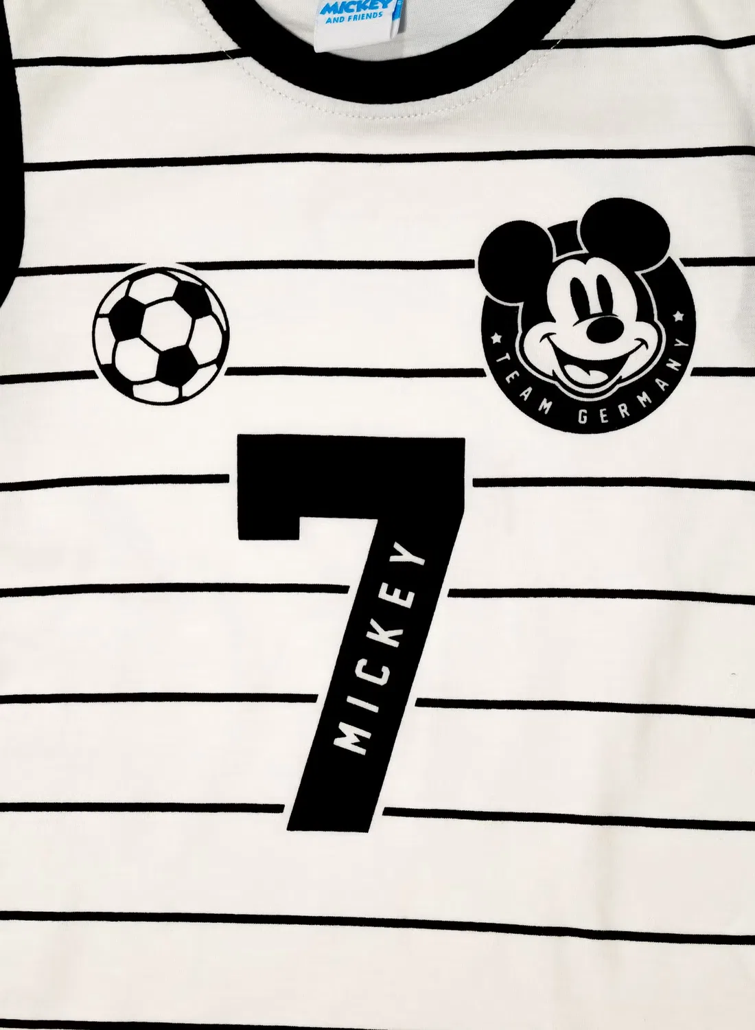 Футболка с принтом Mickey Mouse, кремовый — фото 2