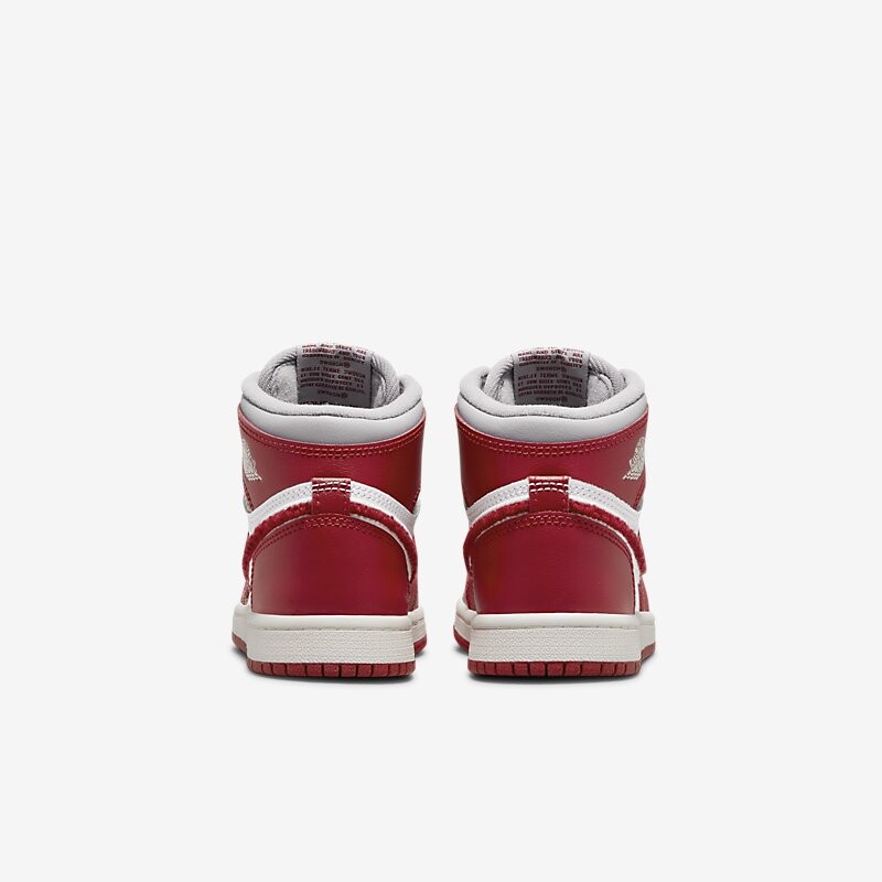 Кроссовки Air Jordan 1 Retro High OG PS Newstalgia Chenille, красный — фото 3