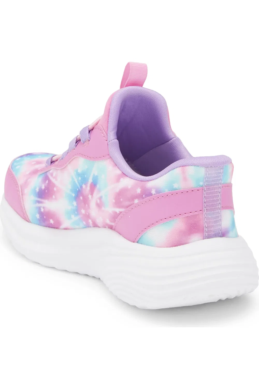 Детские кроссовки slip-on с памятью формы Bounder Pro SKECHERS, розовый/фиолетовый — фото 2