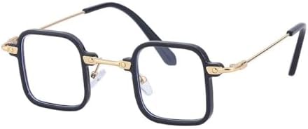 

Модные панк-солнцезащитные очки маленького квадратного размера для женщин, винтажные солнцезащитные очки в стиле стимпанк для мужчин, хип-хоп-очки для женщин MTZJH, Black White