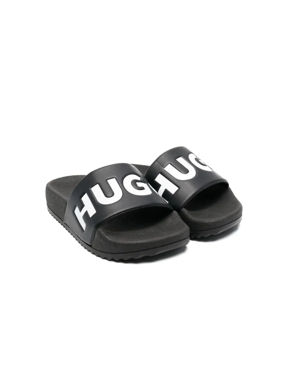 Слайды с логотипом Hugo Kids, черный