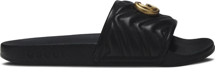 Сандалии Gucci Wmns GG Marmount Slide Black, черный