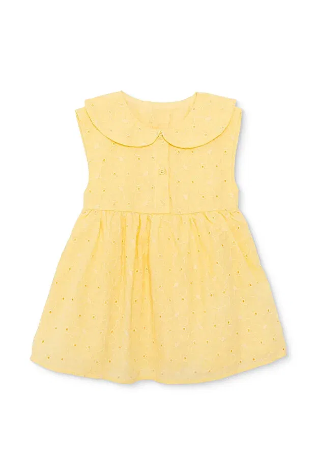 Детское платье для девочек с цветочным принтом Hellobaby ditsy flower dress Ebebek Hello Baby, Yellow