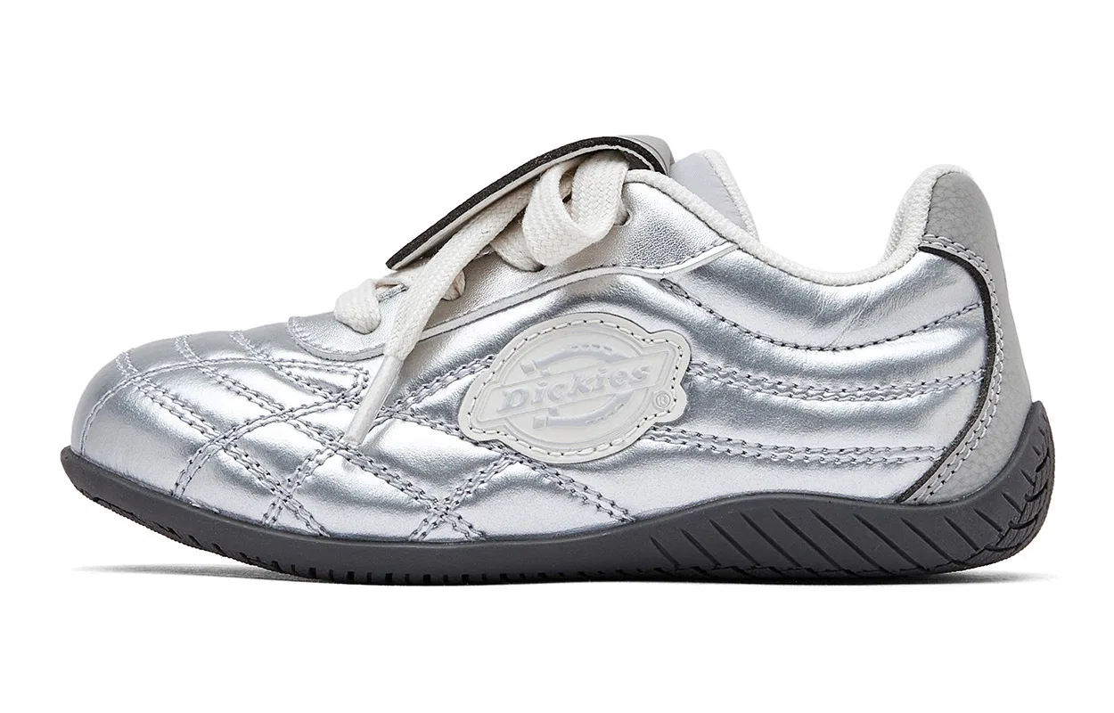 Детские кроссовки из синтетической кожи Dickies, Gunmetal Silver