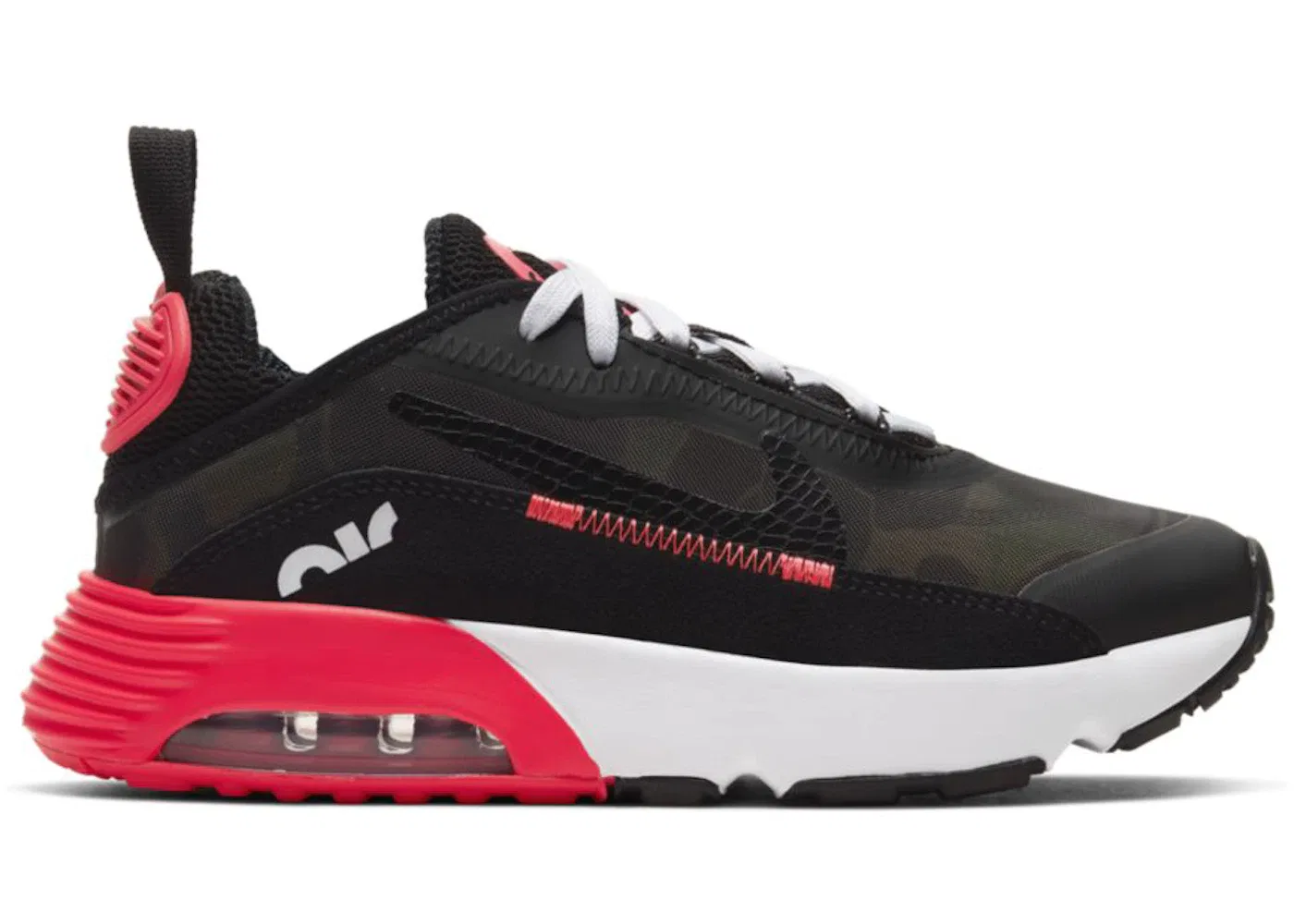 Детские кроссовки с амортизацией Nike Air Max 2090 SP, Infrared/Dark Sage/Baroque Brown/Black