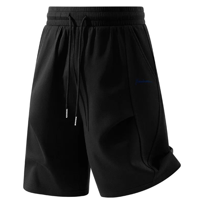Детские шорты повседневные Heavyweight Skin-Friendly Mamboz Cotton Good Luck Pants Logo MINISO, Black