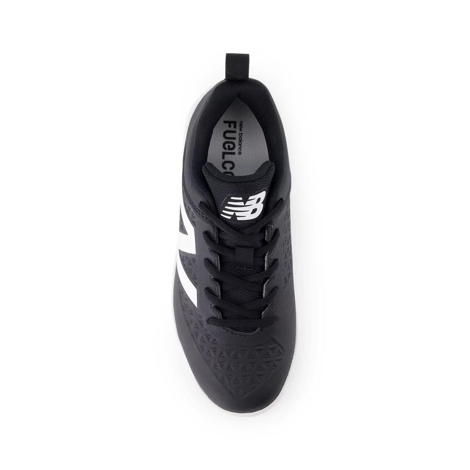 Детские бутсы для бейсбола с резиновой подошвой 4040v8 New Balance, Black With White — фото 4
