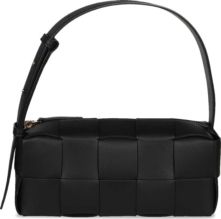 

Сумка Bottega Veneta Small Brick Cassette Black/Gold, черный