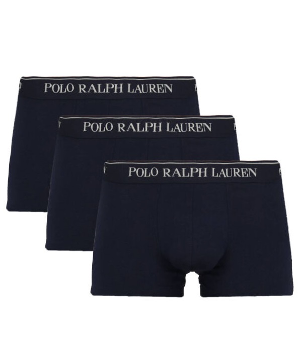 Комплект боксеров Polo Ralph Lauren, синий, 3 штуки