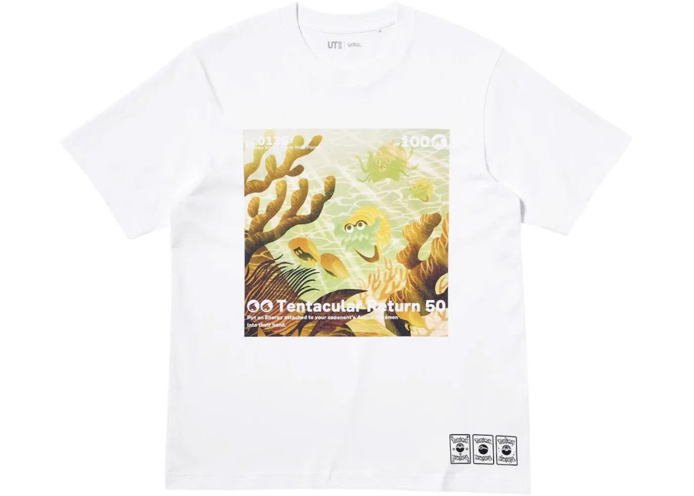 Футболка с принтом Uniqlo x Pokemon UT Graphic T-Shirt, White