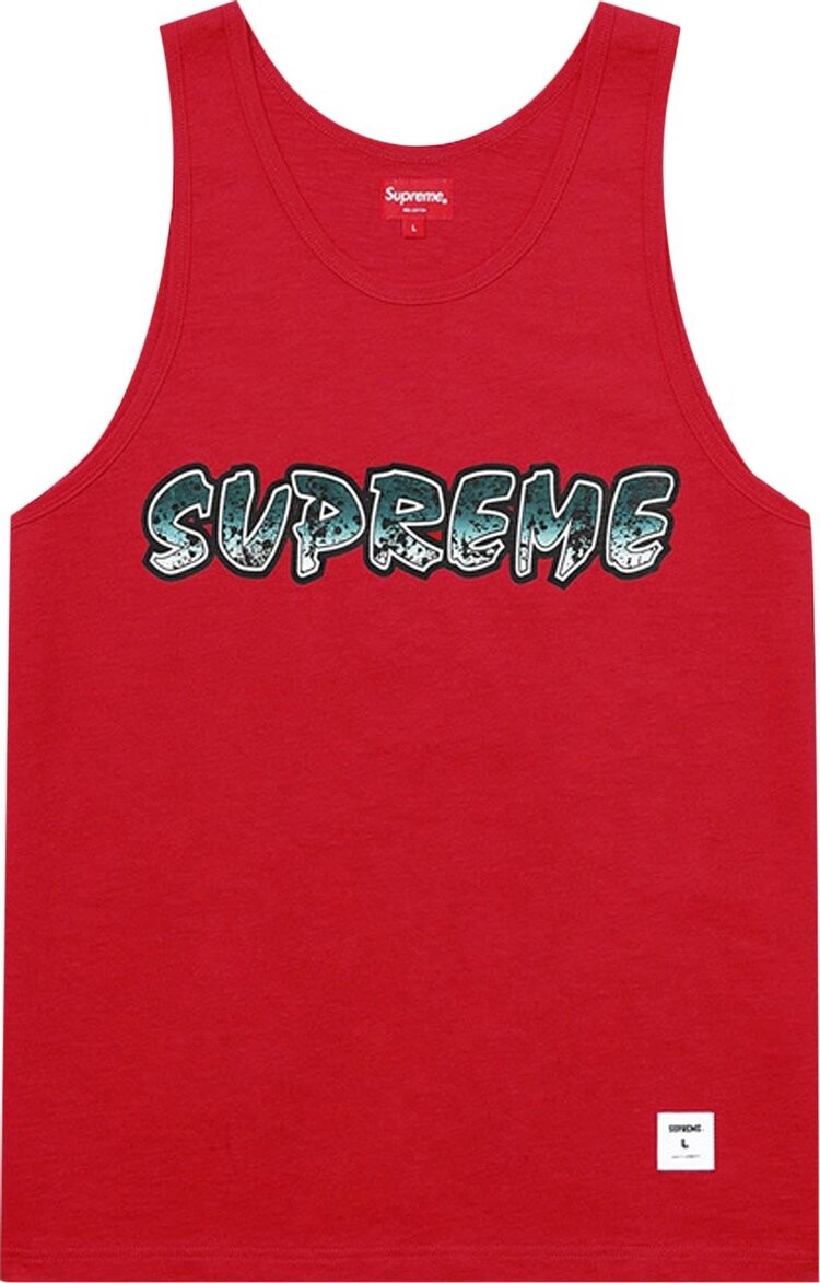 

Топ Supreme Splatter Tank Top 'Red', красный