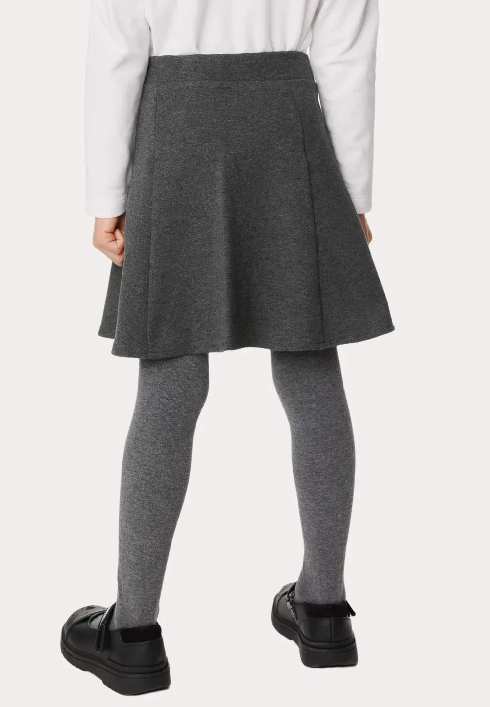 Комплект из 2 школьных плиссированных юбок Marks & Spencer, Grey — фото 3