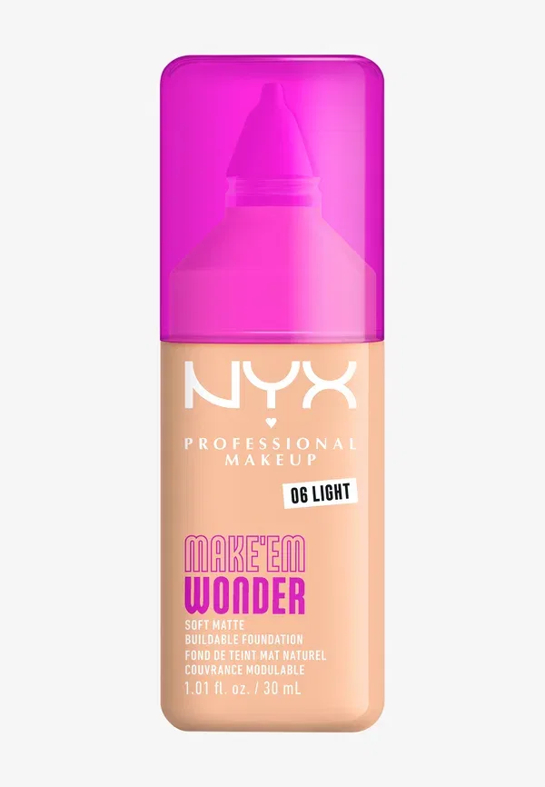 Тональный крем жидкий Make 'em wonder Nyx Professional Makeup Light 30 мл, цвет light