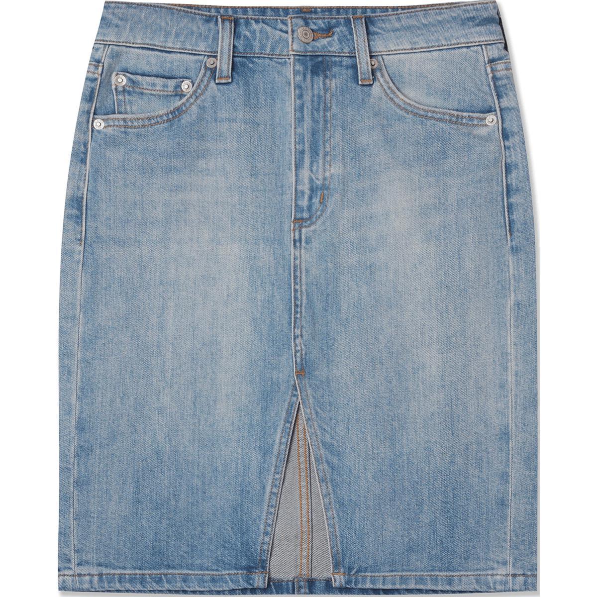 

Джинсовая короткая юбка levi's ss24 летняя коллекция women's Levis, светло-голубой