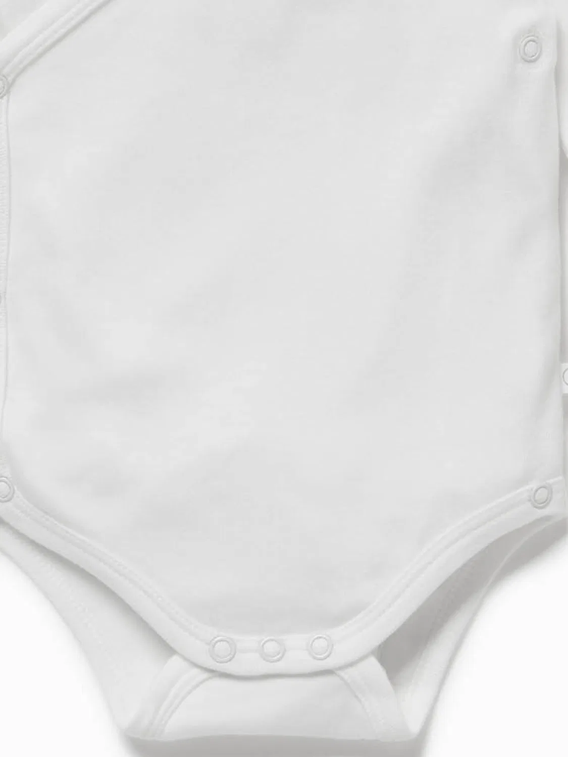Боди-кимоно с длинным рукавом, Supersoft Mori, белый — фото 4