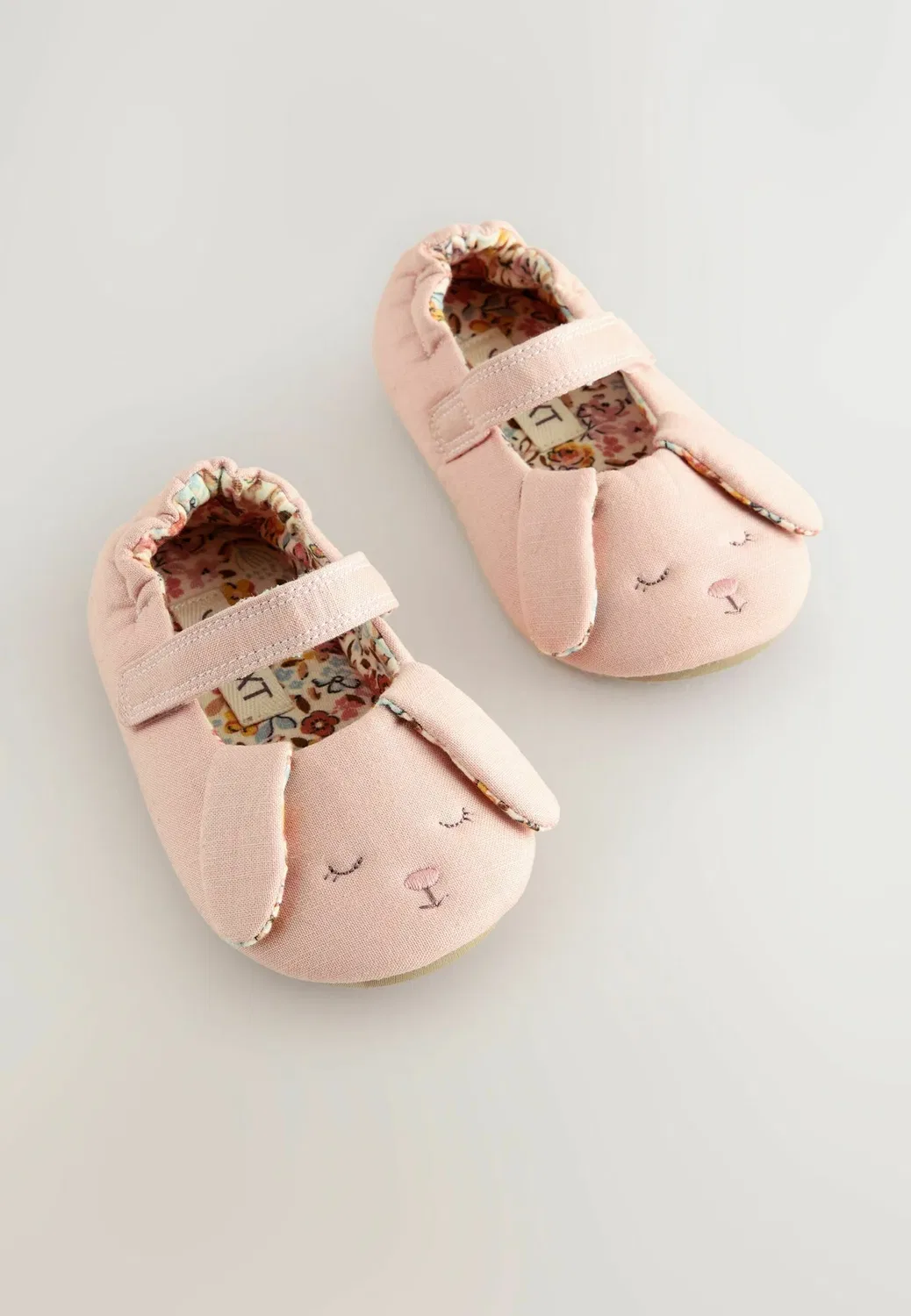 Тапочки «Мэри Джейн» стандартного кроя Next, Pink Bunny — фото 2