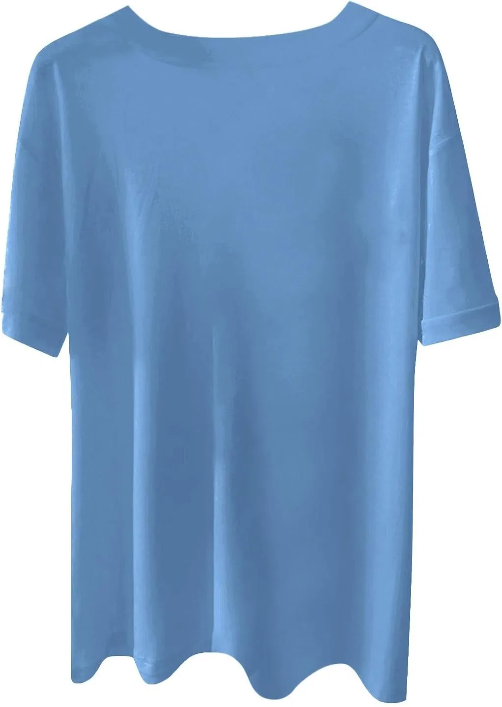 Мужская футболка с V-образным вырезом Casual Short Sleeve, Light Blue — фото 2