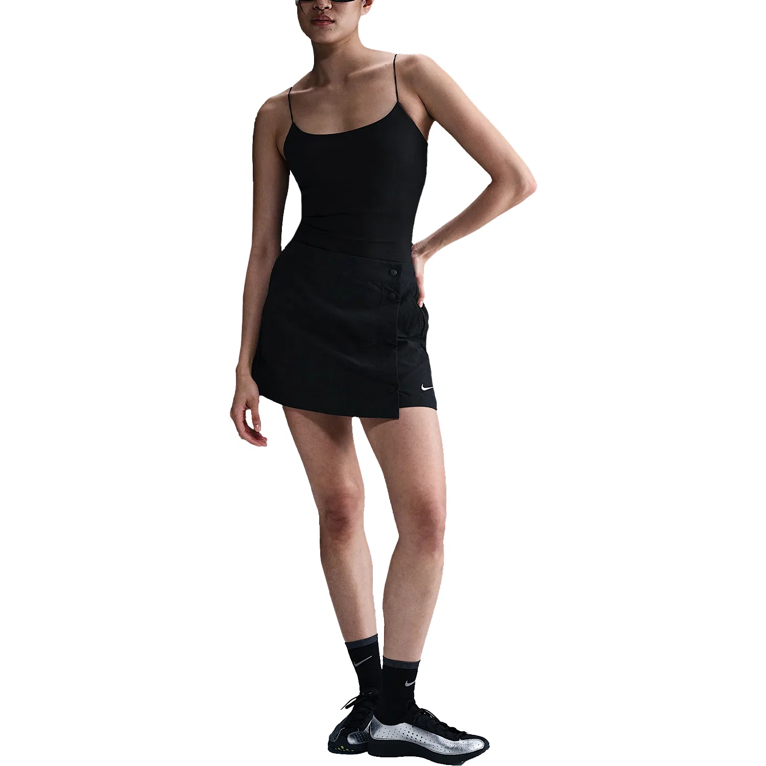 Женская юбка-шорты Nike Sportswear Essential Woven, Black