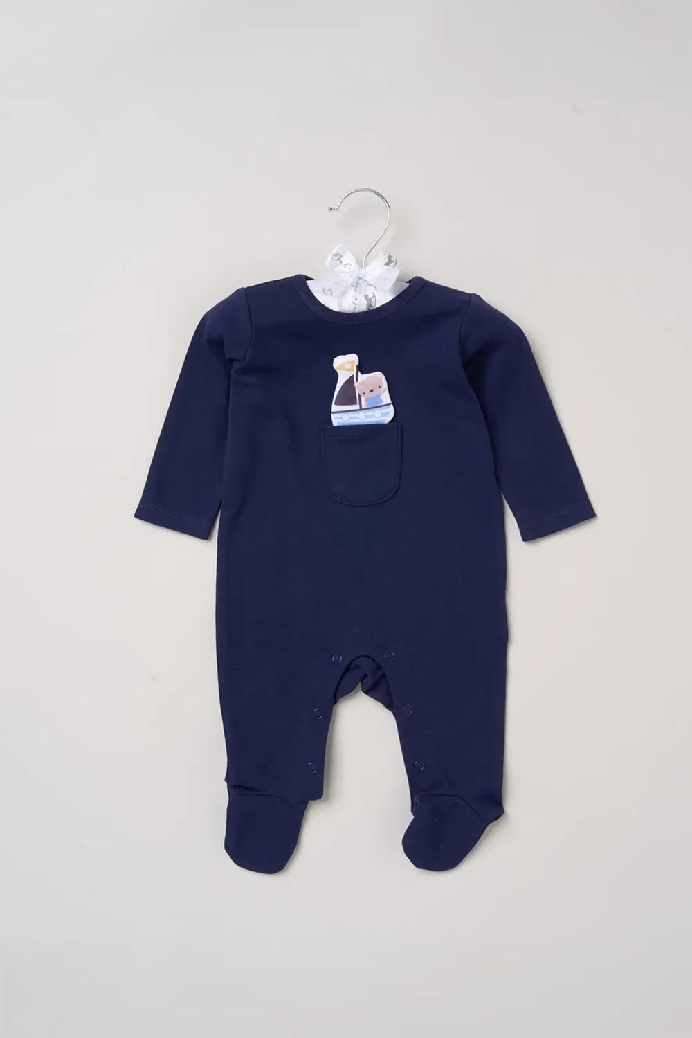 Детский боди-комбинезон для новорожденных с аппликацией Rock A Bye Baby, Navy